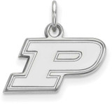 Image of Sterling Silver Purdue X-Small Pendant by LogoArt (SS001PU)