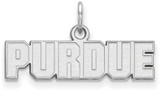 Image of Sterling Silver Purdue X-Small Pendant by LogoArt (SS080PU)