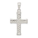 Image of Sterling Silver Reversible Cross Pendant