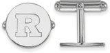 Image of Sterling Silver Rutgers Cuff Links by LogoArt