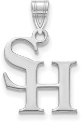 Image of Sterling Silver Sam Houston State University Medium Pendant by LogoArt