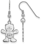 Image of Sterling Silver Sigma Delta Tau Medium Dangle Earrings by LogoArt