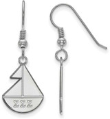 Image of Sterling Silver Sigma Sigma Sigma Medium Dangle Earrings by LogoArt