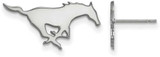 Image of Sterling Silver Southern Methodist University Small Post Earrings by LogoArt