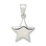 Image of Sterling Silver Star Pendant QC1564