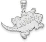 Image of Sterling Silver Texas Christian University Large Pendant by LogoArt (SS031TCU)