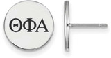 Image of Sterling Silver Theta Phi Alpha Enamel Post Earrings by LogoArt (SS033TPA)