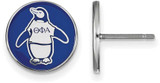 Image of Sterling Silver Theta Phi Alpha Enamel Post Earrings by LogoArt (SS046TPA)