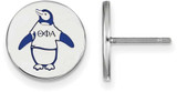 Image of Sterling Silver Theta Phi Alpha Enamel Post Earrings by LogoArt (SS047TPA)