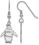 Image of Sterling Silver Theta Phi Alpha Medium Dangle Earrings by LogoArt