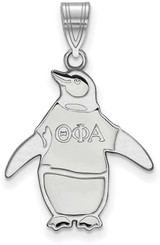 Image of Sterling Silver Theta Phi Alpha Medium Pendant by LogoArt (SS036TPA)