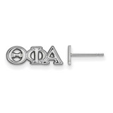 Image of Sterling Silver Theta Phi Alpha X-Small Post Earrings by LogoArt (SS005TPA)