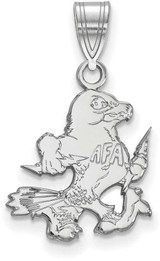 Image of Sterling Silver United States Air Force Academy Medium Pendant LogoArt SS021USA