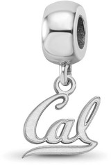 Image of Sterling Silver University of California Berkeley X-Small Bead Charm by LogoArt
