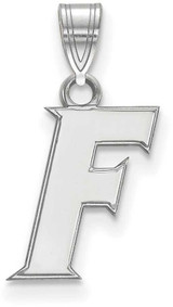 Image of Sterling Silver University of Florida Small Pendant by LogoArt (SS060UFL)