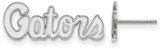 Image of Sterling Silver University of Florida X-Small Post Earrings by LogoArt SS082UFL