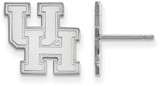 Image of Sterling Silver University of Houston Small Post Earrings by LogoArt