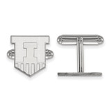Sterling Silver University of Illinois Cuff Links by LogoArt (SS052UIL)
