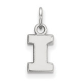 Sterling Silver University of Illinois X-Small Pendant by LogoArt (SS001UIL)