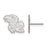 Sterling Silver University of Kansas Small Post Earrings by LogoArt (SS009UKS)