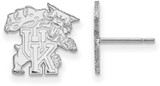 Image of Sterling Silver University of Kentucky Small Post Earrings by LogoArt (SS051UK)