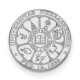 Sterling Silver University of Nebraska Crest Lapel Pin by LogoArt