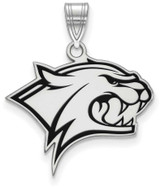 Image of Sterling Silver University of New Hampshire Large Pendant by LogoArt SS016UNH