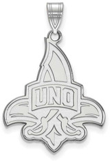 Image of Sterling Silver University of New Orleans XL Pendant by LogoArt