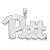 Image of Sterling Silver University of Pittsburgh XL Pendant by LogoArt