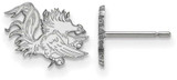 Image of Sterling Silver University of South Carolina XSmall Post Earrings LogoArt SS049