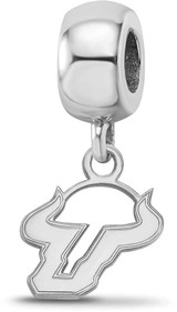 Image of Sterling Silver University of South Florida X-Small Dangle Bead Charm by LogoArt
