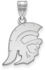 Image of Sterling Silver University of Southern California Med Pendant LogoArt SS023USC