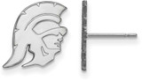 Image of Sterling Silver University of Southern California Sm Post Earrings LogoArt SS026