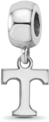 Image of Sterling Silver University of Tennessee X-Small Dangle Bead Charm by LogoArt