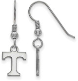 Image of Sterling Silver University of Tennessee X-Small Dangle Earrings LogoArt SS006UTN