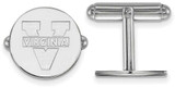 Image of Sterling Silver University of Virginia Cuff Links by LogoArt (SS012UVA)