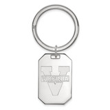 Sterling Silver University of Virginia Key Chain by LogoArt