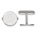 Sterling Silver University of Wisconsin Cuff Links by LogoArt (SS012UWI)