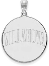 Image of Sterling Silver Villanova University XL Disc Pendant by LogoArt