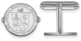 Image of Sterling Silver Virginia Tech Crest Cuff Links by LogoArt