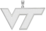 Image of Sterling Silver Virginia Tech XL Pendant by LogoArt