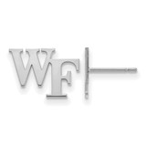 Sterling Silver Wake Forest University X-Small Post Earrings by LogoArt SS061WFU
