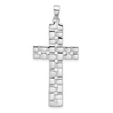 Image of Sterling Silver Weave Cross Pendant