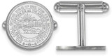 Image of Sterling Silver West Virginia University Crest Cuff Links by LogoArt