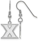 Image of Sterling Silver Xavier University Small Dangle Earrings by LogoArt