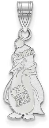 Image of Sterling Silver Youngstown State University Large Pendant by LogoArt (SS006YSU)