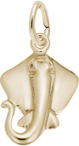 Image of Sting Ray Charm (Choose Metal) by Rembrandt