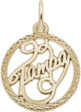 Image of Tampa Faceted Charm (Choose Metal) by Rembrandt