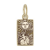 Image of Tarot Card Charm (Choose Metal) by Rembrandt