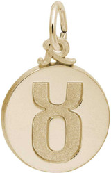 Image of Taurus Symbol Of The Sky Charm (Choose Metal) by Rembrandt